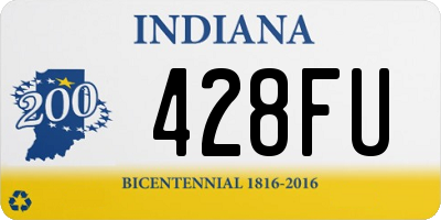 IN license plate 428FU