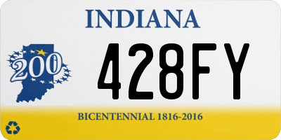 IN license plate 428FY