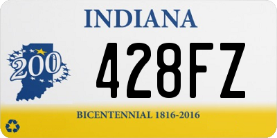 IN license plate 428FZ