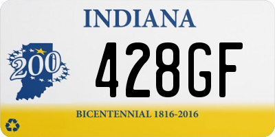 IN license plate 428GF