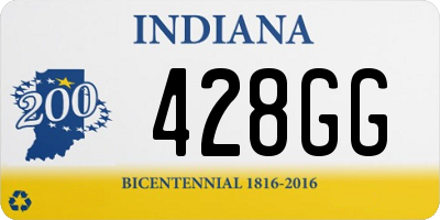 IN license plate 428GG