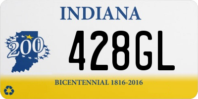 IN license plate 428GL