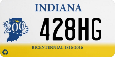 IN license plate 428HG