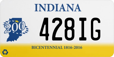 IN license plate 428IG