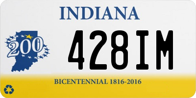 IN license plate 428IM