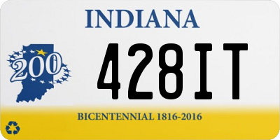 IN license plate 428IT