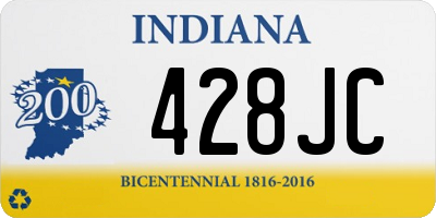 IN license plate 428JC