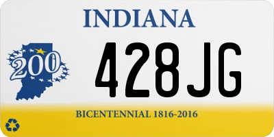 IN license plate 428JG