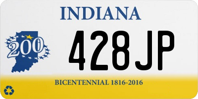 IN license plate 428JP