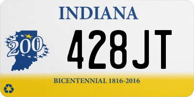 IN license plate 428JT
