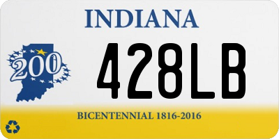 IN license plate 428LB