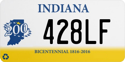 IN license plate 428LF