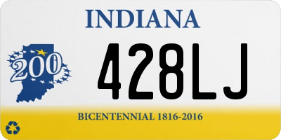 IN license plate 428LJ