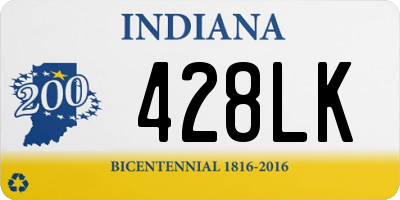 IN license plate 428LK