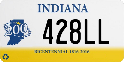 IN license plate 428LL