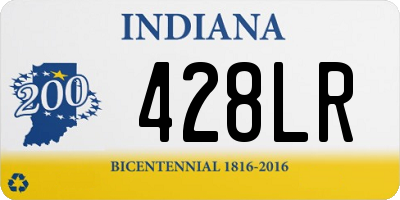 IN license plate 428LR