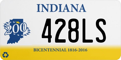 IN license plate 428LS