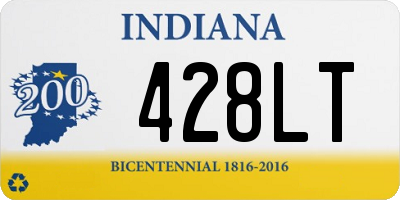 IN license plate 428LT