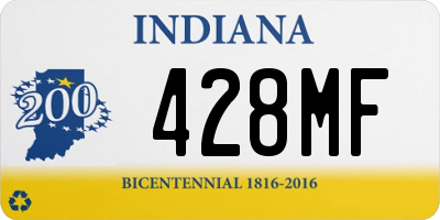 IN license plate 428MF