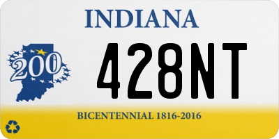 IN license plate 428NT