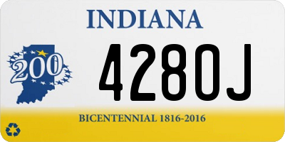 IN license plate 428OJ