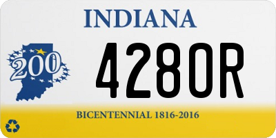 IN license plate 428OR