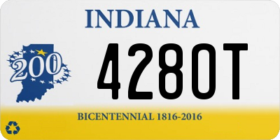 IN license plate 428OT