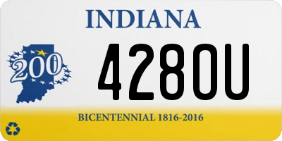 IN license plate 428OU