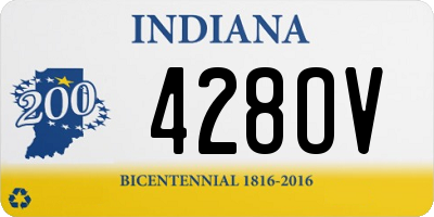 IN license plate 428OV