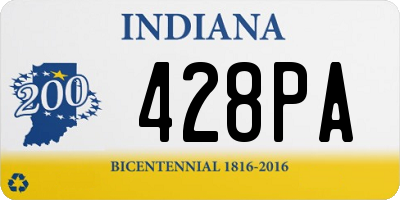 IN license plate 428PA