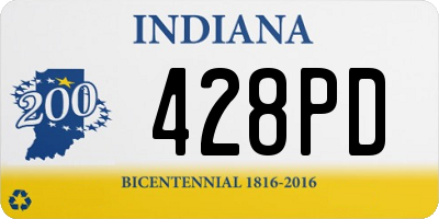 IN license plate 428PD