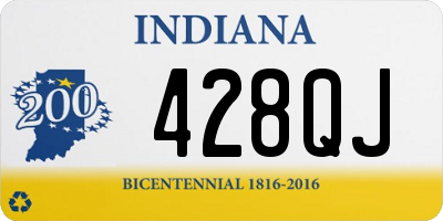 IN license plate 428QJ