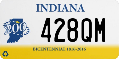 IN license plate 428QM