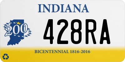 IN license plate 428RA