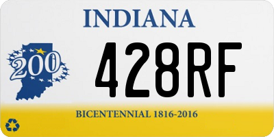 IN license plate 428RF