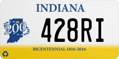 IN license plate 428RI