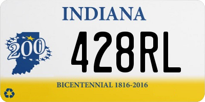 IN license plate 428RL