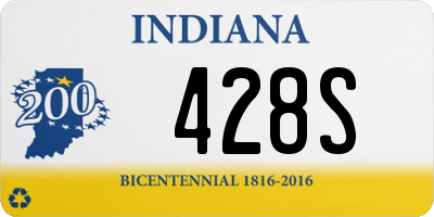 IN license plate 428S