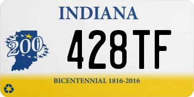 IN license plate 428TF