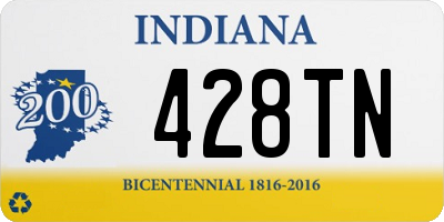 IN license plate 428TN