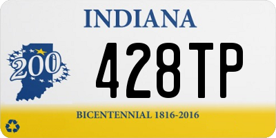 IN license plate 428TP