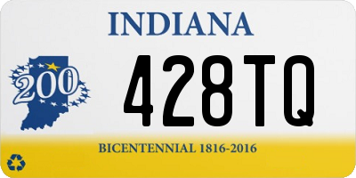 IN license plate 428TQ