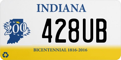 IN license plate 428UB