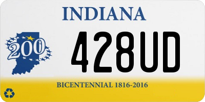 IN license plate 428UD