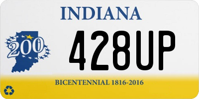 IN license plate 428UP
