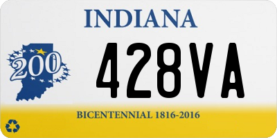 IN license plate 428VA