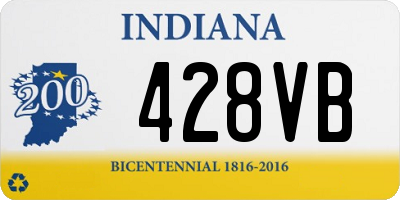 IN license plate 428VB