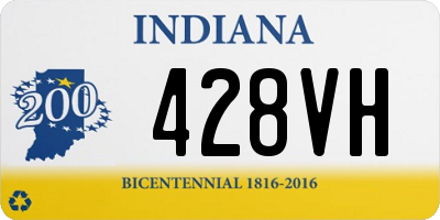 IN license plate 428VH