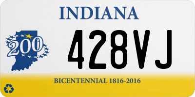 IN license plate 428VJ