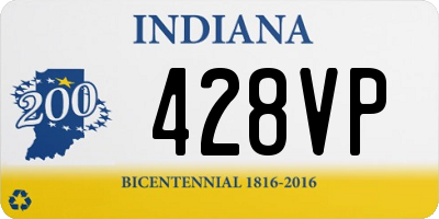 IN license plate 428VP